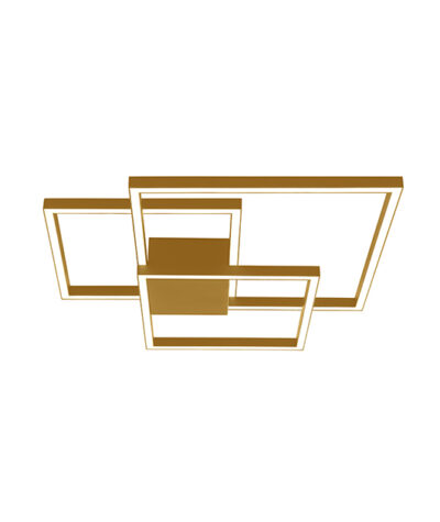 Zambelis Lights Μοντέρνα Μεταλλική Πλαφονιέρα Οροφής με Ενσωματωμένο LED σε Χρυσό χρώμα 56cm 2025